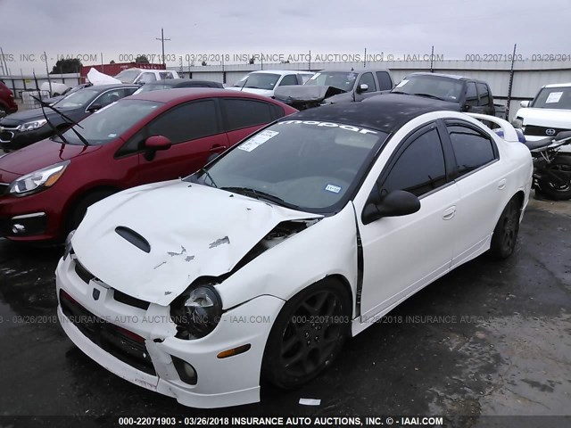 1B3ES66S65D283792 - 2005 DODGE NEON SRT-4 WHITE photo 6