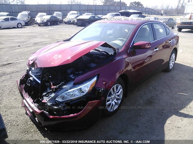 1N4AL3AP0HC145550 - 2017 NISSAN ALTIMA 2.5/S/SV/SL/SR RED photo 2