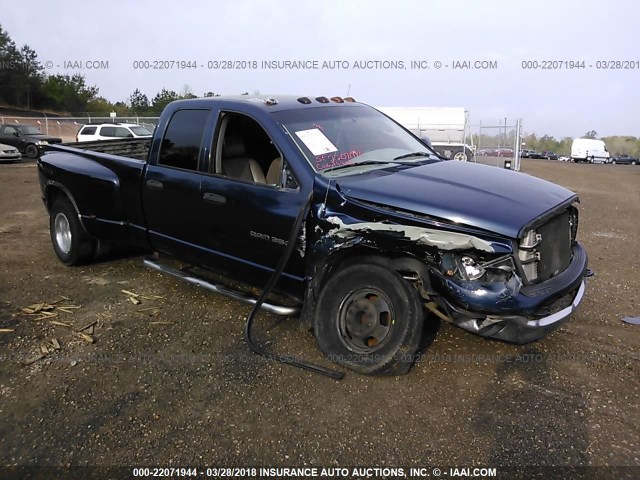 3D7MA48C83G797169 - 2003 DODGE RAM 3500 ST/SLT BLUE photo 1