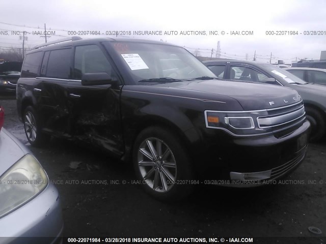 2FMHK6D82EBD41191 - 2014 FORD FLEX LIMITED BROWN photo 1