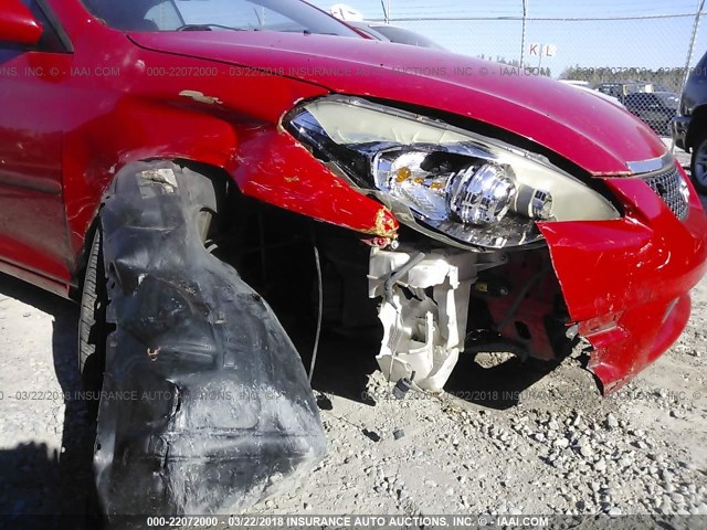 4T1FA38P77U124338 - 2007 TOYOTA CAMRY SOLARA SE/SLE წითელი ფოტო 6