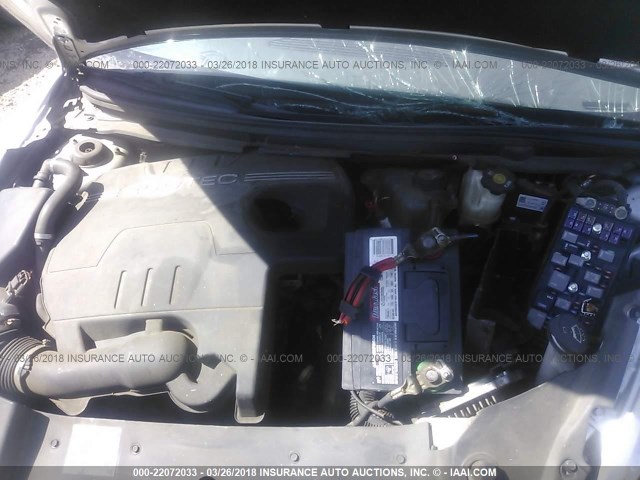 1G1ZC5EB8AF187078 - 2010 CHEVROLET MALIBU 1LT 银色 照片 10