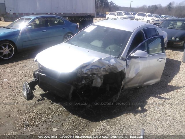 1G1ZC5EB8AF187078 - 2010 CHEVROLET MALIBU 1LT 银色 照片 2
