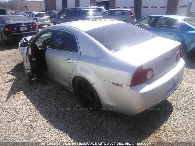 1G1ZC5EB8AF187078 - 2010 CHEVROLET MALIBU 1LT 银色 照片 3