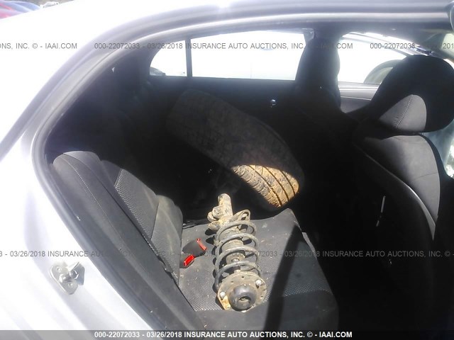 1G1ZC5EB8AF187078 - 2010 CHEVROLET MALIBU 1LT 银色 照片 8