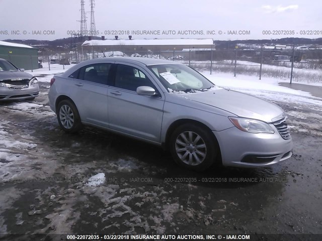 1C3CCBBB5CN101724 - 2012 CHRYSLER 200 TOURING SILVER photo 1