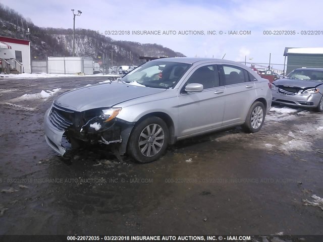 1C3CCBBB5CN101724 - 2012 CHRYSLER 200 TOURING SILVER photo 2