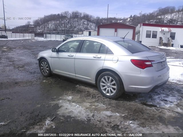 1C3CCBBB5CN101724 - 2012 CHRYSLER 200 TOURING SILVER photo 3