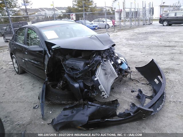 1G8AL55F56Z106092 - 2006 SATURN ION LEVEL 3 BLACK photo 1