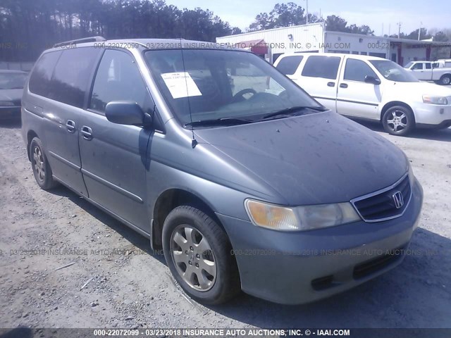 5FNRL189X2B011258 - 2002 HONDA ODYSSEY EXL ნაცრისფერი ფოტო 1