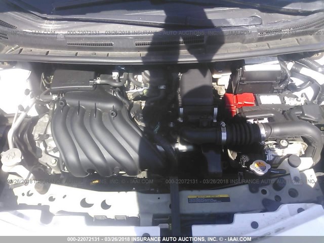 3N1CE2CP5GL399863 - 2016 NISSAN VERSA NOTE S/S PLUS/SV/SL/SR WHITE photo 10