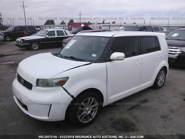 JTLKE50E881044163 - 2008 TOYOTA SCION XB WHITE photo 2