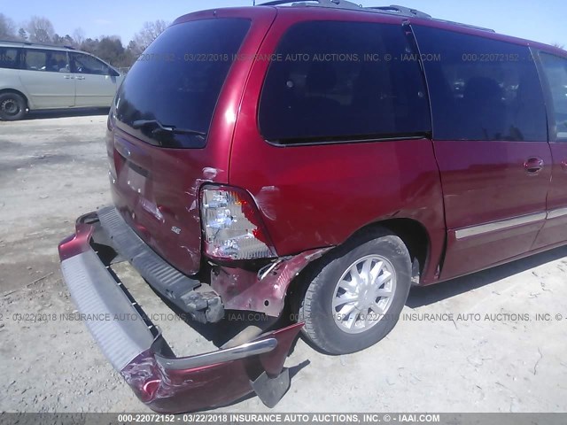 2FMZA5249XBC66638 - 1999 FORD WINDSTAR SE RED photo 6