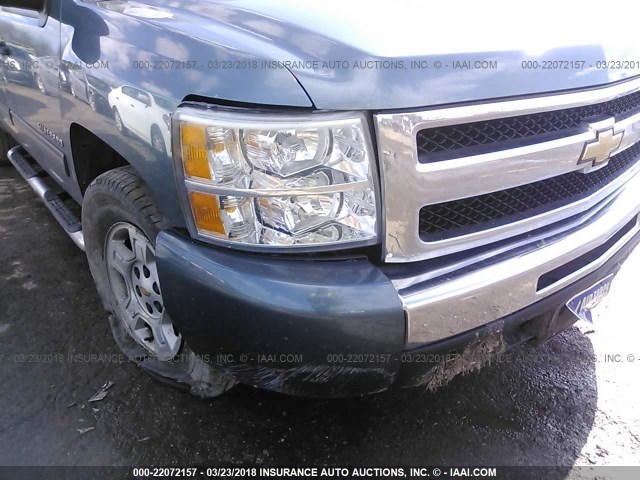 3GCEK23M99G288698 - 2009 CHEVROLET SILVERADO K1500 LT GRAY photo 6