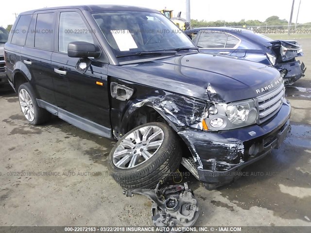 SALSH23427A112811 - 2007 LAND ROVER RANGE ROVER SPORT SUPERCHARGED BLUE photo 6