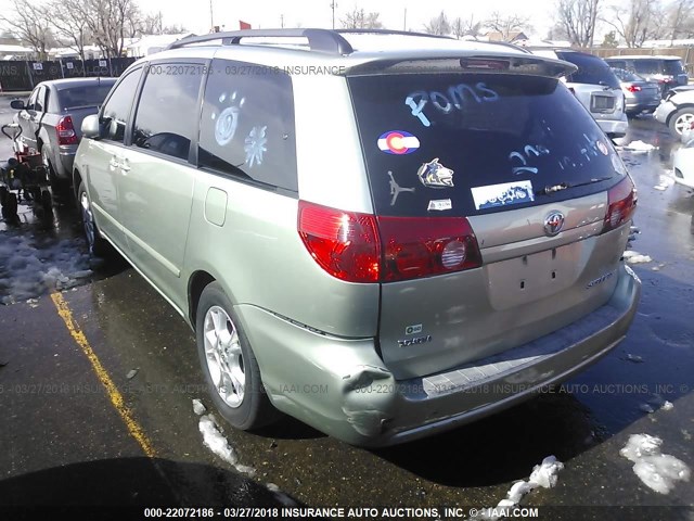 5TDZA22C26S586987 - 2006 TOYOTA SIENNA XLE/XLE LIMITED GREEN photo 3