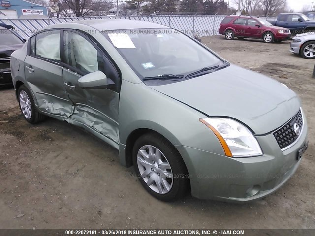 3N1AB61E08L617735 - 2008 NISSAN SENTRA 2.0/2.0S/2.0SL GREEN photo 1