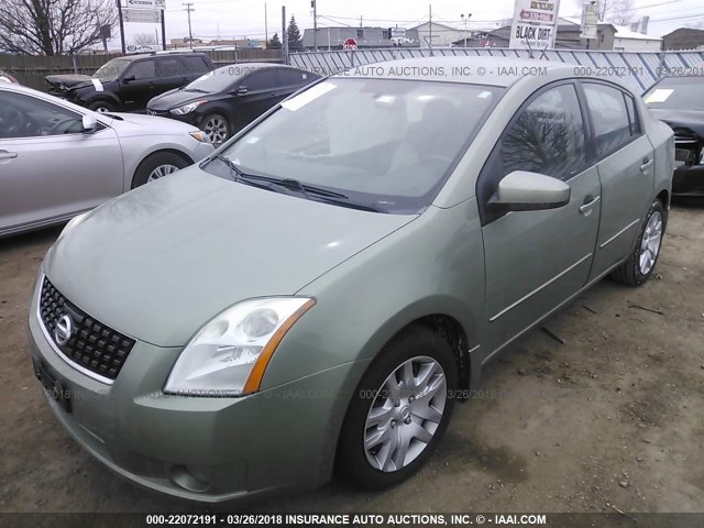 3N1AB61E08L617735 - 2008 NISSAN SENTRA 2.0/2.0S/2.0SL GREEN photo 2