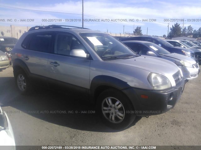 KM8JN12D86U272529 - 2006 HYUNDAI TUCSON GLS/LIMITED SILVER photo 1