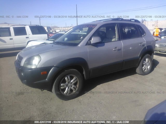 KM8JN12D86U272529 - 2006 HYUNDAI TUCSON GLS/LIMITED 银色 照片 2