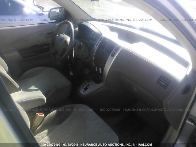 KM8JN12D86U272529 - 2006 HYUNDAI TUCSON GLS/LIMITED SILVER photo 5