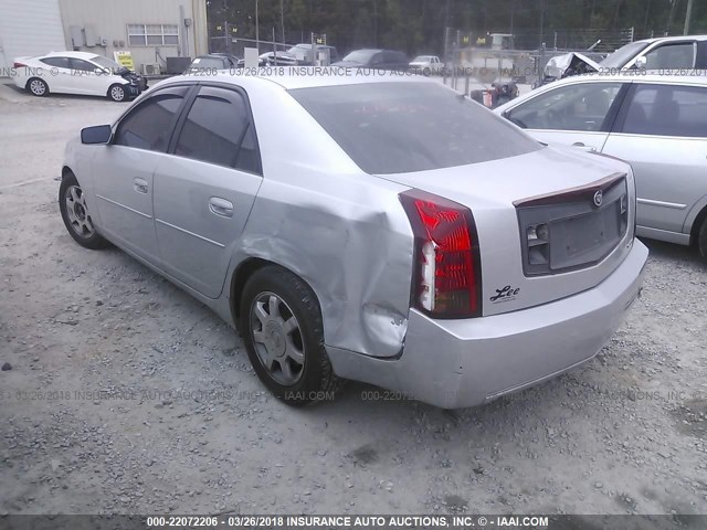 1G6DM57N930159210 - 2003 CADILLAC CTS SILVER photo 3