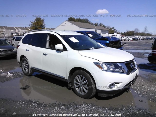 5N1AR2MM5GC635268 - 2016 NISSAN PATHFINDER S/SV/SL/PLATINUM 白色 照片 1