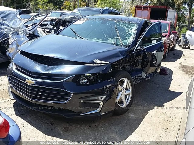 1G1ZB5ST4HF100450 - 2017 CHEVROLET MALIBU LS 深蓝色 照片 6