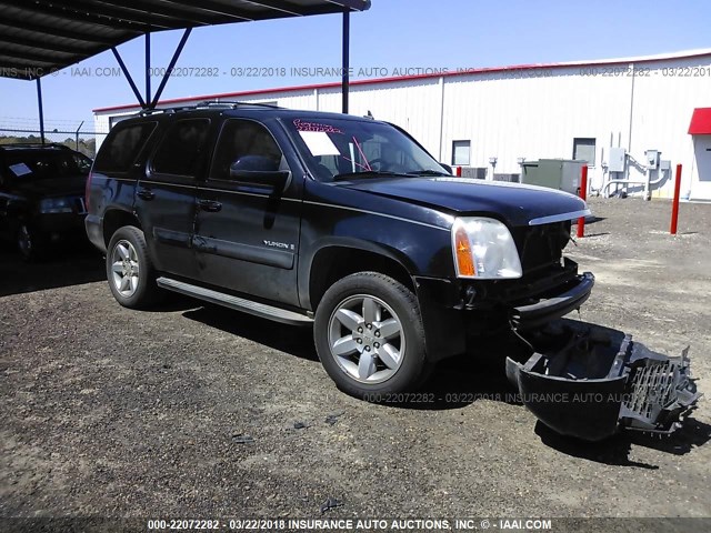 1GKFC33029R145729 - 2009 GMC YUKON SLT BLACK photo 1