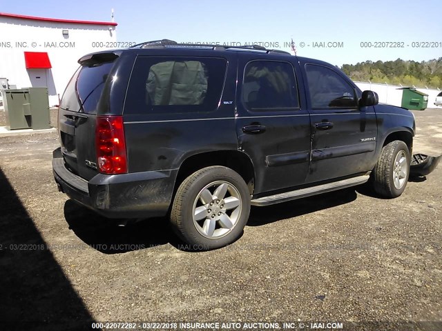 1GKFC33029R145729 - 2009 GMC YUKON SLT BLACK photo 4