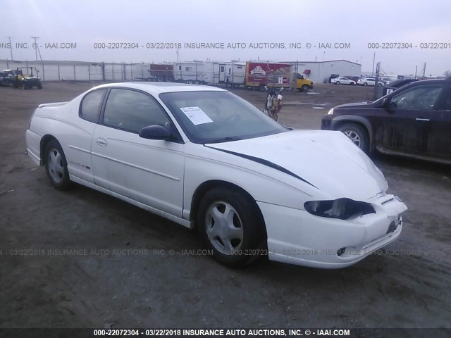 2G1WX15K829327656 - 2002 CHEVROLET MONTE CARLO SS WHITE photo 1