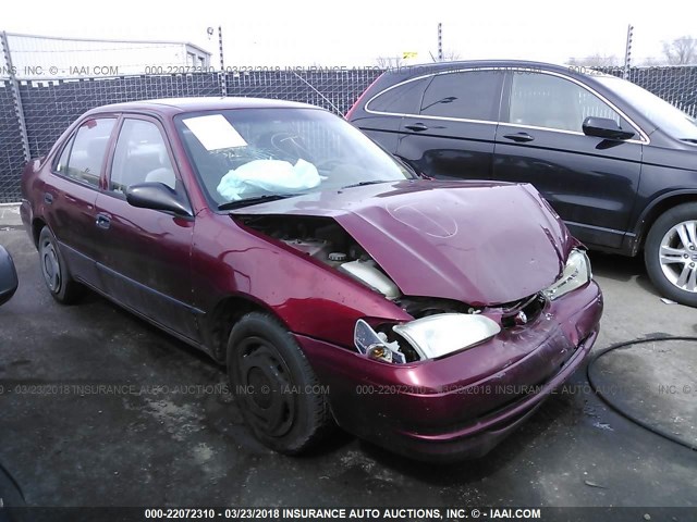 1NXBR12E5XZ295284 - 1999 TOYOTA COROLLA VE/CE/LE MAROON photo 1