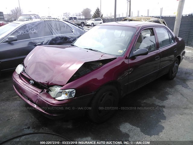 1NXBR12E5XZ295284 - 1999 TOYOTA COROLLA VE/CE/LE 栗色 照片 2