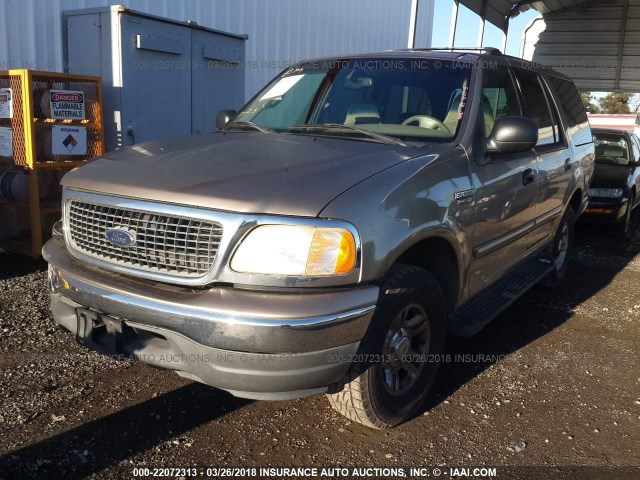 1FMRU15W91LB42244 - 2001 FORD EXPEDITION XLT Champagne photo 2