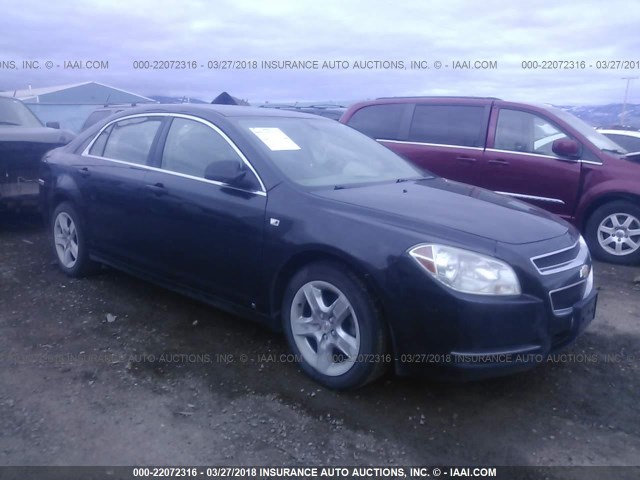 1G1ZG57N88F245762 - 2008 CHEVROLET MALIBU LS 黑色 照片 1