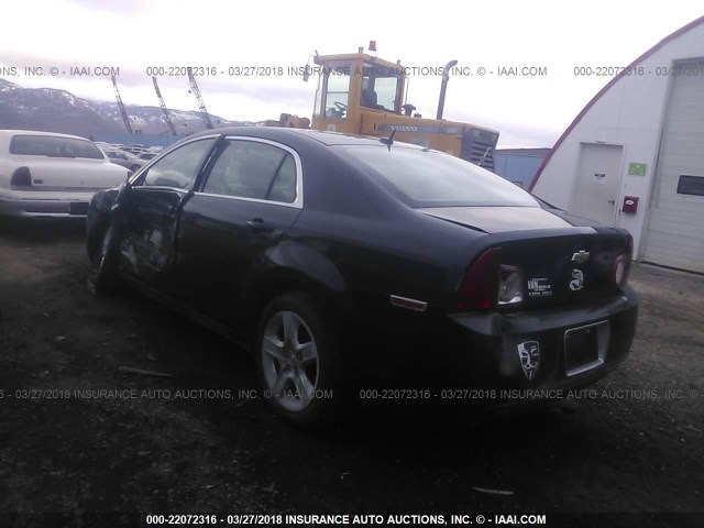 1G1ZG57N88F245762 - 2008 CHEVROLET MALIBU LS 黑色 照片 3