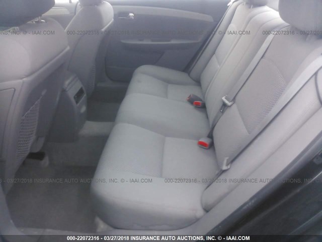 1G1ZG57N88F245762 - 2008 CHEVROLET MALIBU LS 黑色 照片 8