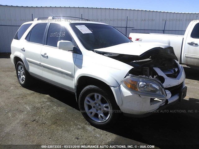 2HNYD18976H501210 - 2006 ACURA MDX TOURING WHITE photo 1