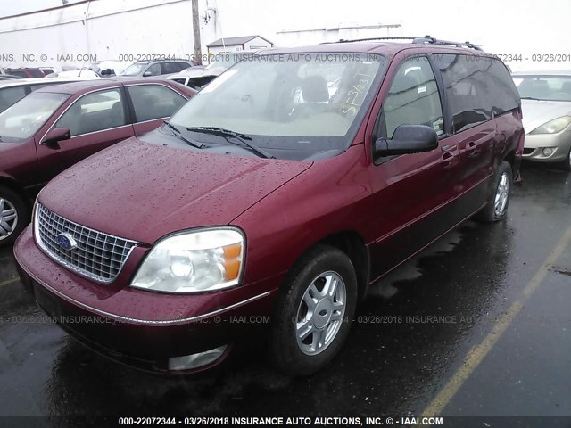 2FMZA52215BA58247 - 2005 FORD FREESTAR SEL MAROON photo 2