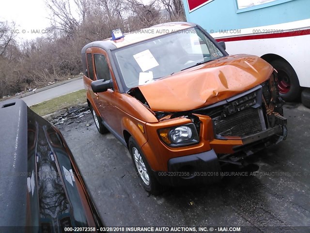 5J6YH287X8L002321 - 2008 HONDA ELEMENT EX ORANGE photo 1