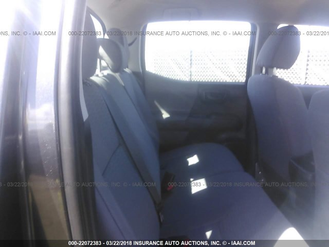 3TMCZ5AN6HM075689 - 2017 TOYOTA TACOMA DBL CAB/SR/TRDSPT/OR/PRO ნაცრისფერი ფოტო 8