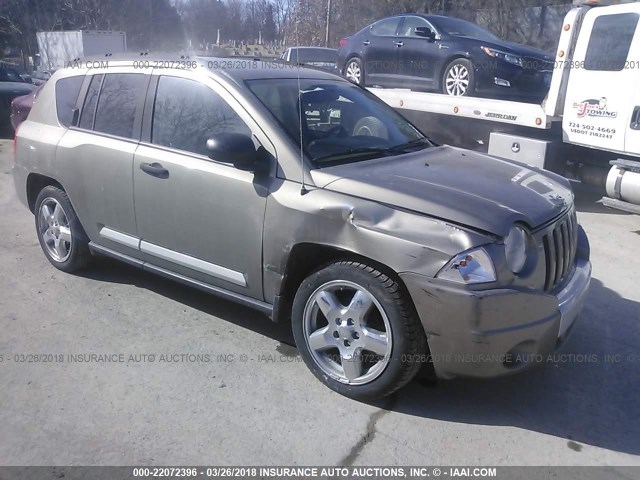 1J8FF57W98D679165 - 2008 JEEP COMPASS LIMITED GOLD photo 1