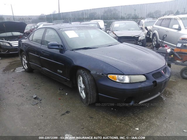 1G2WR5219YF336486 - 2000 PONTIAC GRAND PRIX GTP BLUE photo 1