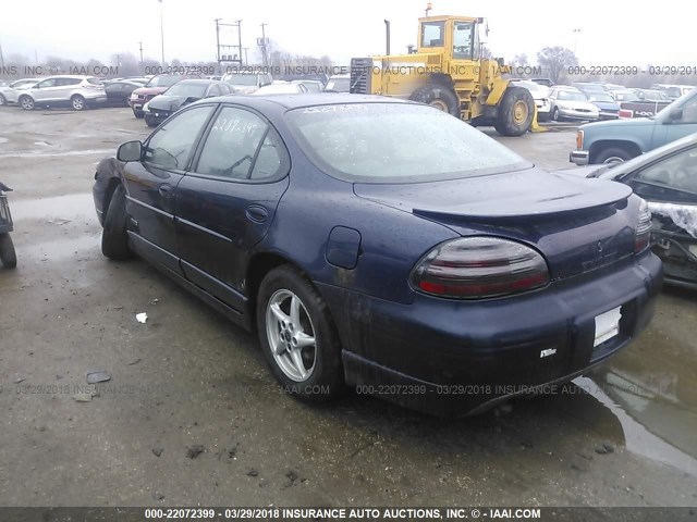 1G2WR5219YF336486 - 2000 PONTIAC GRAND PRIX GTP BLUE photo 3