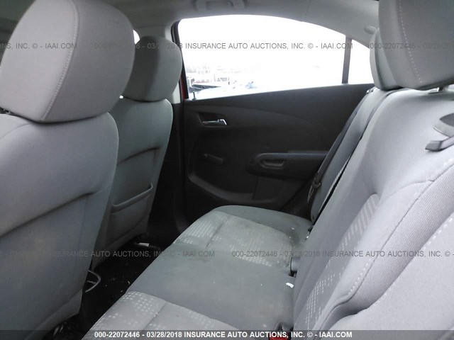 1G1JA5SH5C4203232 - 2012 CHEVROLET SONIC LS RED photo 8