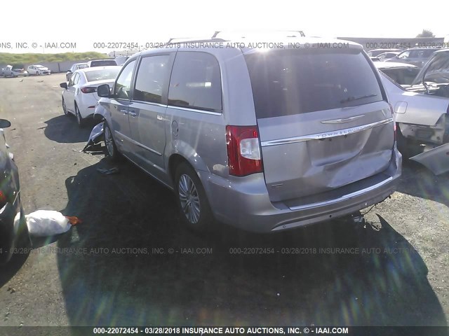 2C4RC1CG5ER214945 - 2014 CHRYSLER TOWN & COUNTRY TOURING L SILVER photo 3