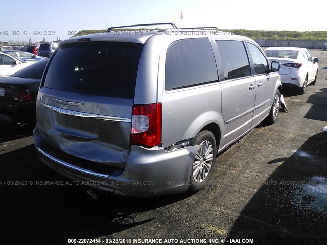2C4RC1CG5ER214945 - 2014 CHRYSLER TOWN & COUNTRY TOURING L SILVER photo 4