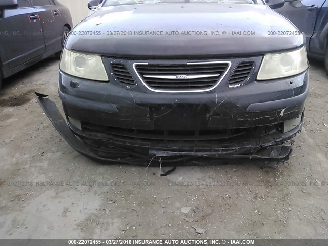 YS3FH45Y951012358 - 2005 SAAB 9-3 AERO BLACK photo 6