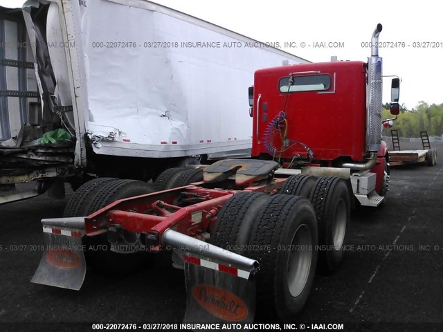 1FUJF0CV85DU57335 - 2005 FREIGHTLINER COLUMBIA 112 RED photo 4