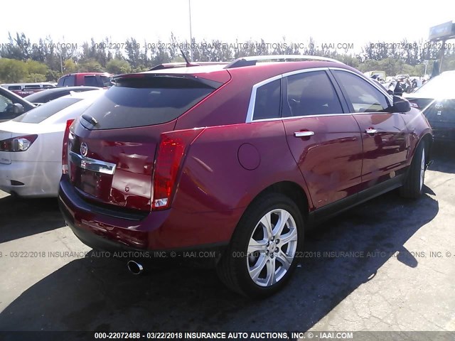 3GYFNBEY2AS620178 - 2010 CADILLAC SRX PERFORMANCE COLLECTION Қызыл фото 4